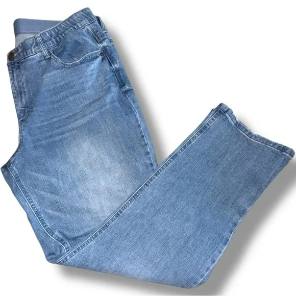 WIT & WISDOM 'Ab'Solution High Waist Girlfriend Jeans - LIGHT BLUE ARTISANAL 16 - Picture 12 of 12